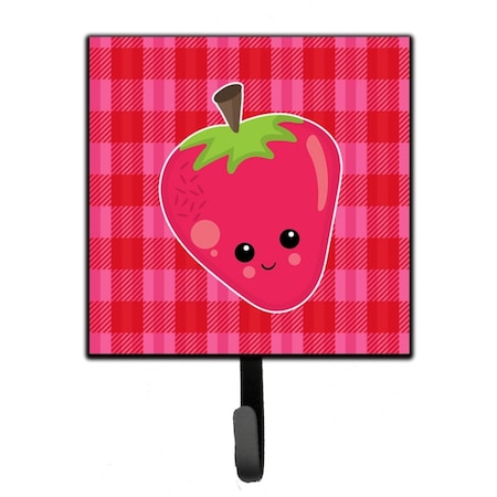 Carolines Treasures Strawberry Face Leash or Key Holder BB6989SH4